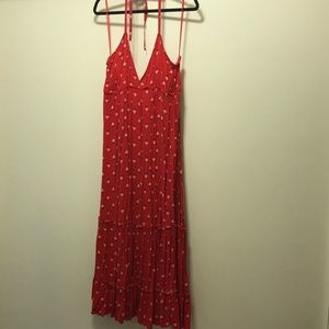 Express Red Maxi Dress